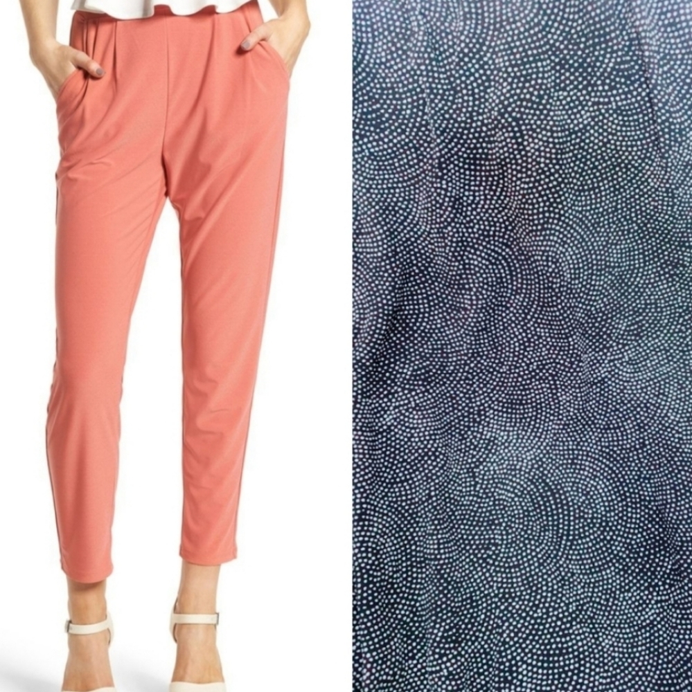 Leith pleated front taper trousers